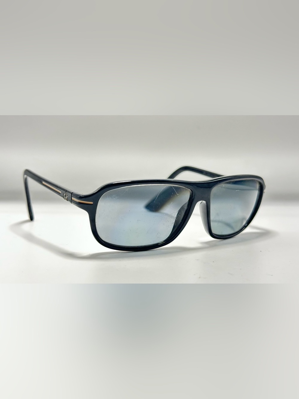 Calvin Klein 3097S Black Oval Sunglasses Frames Only